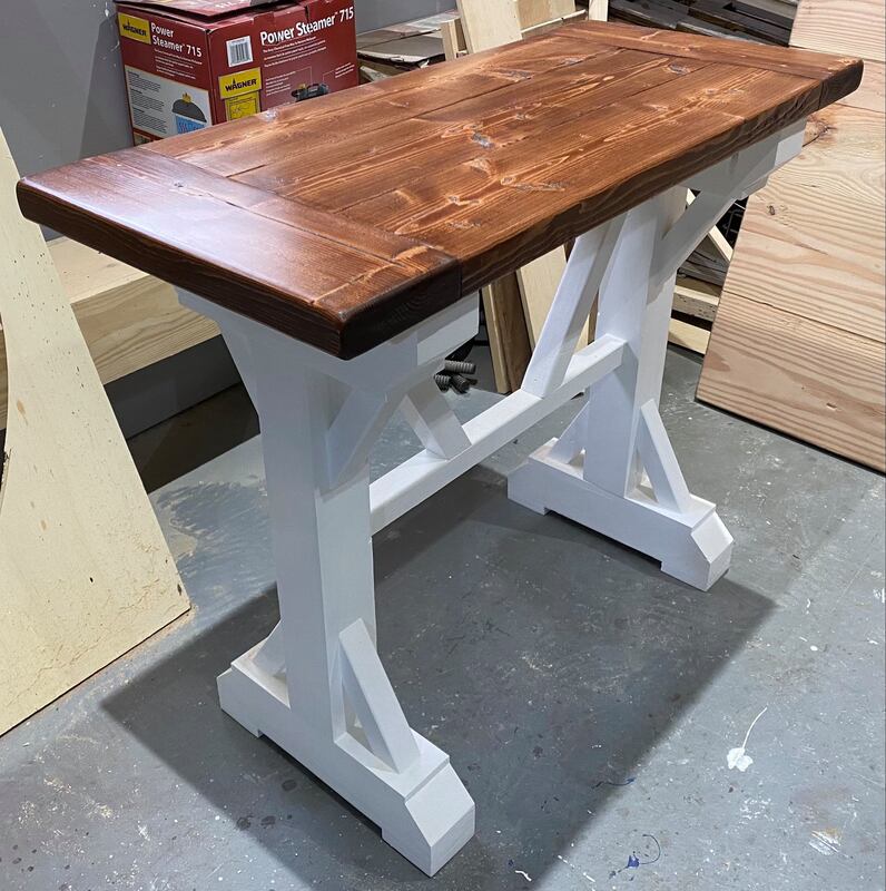 Custom entry table, entry table, custommade, woodworking, jvinteriorsnh, jv interiors nh, JV Interiors NH, JV Interiors, New Hampshire, NH